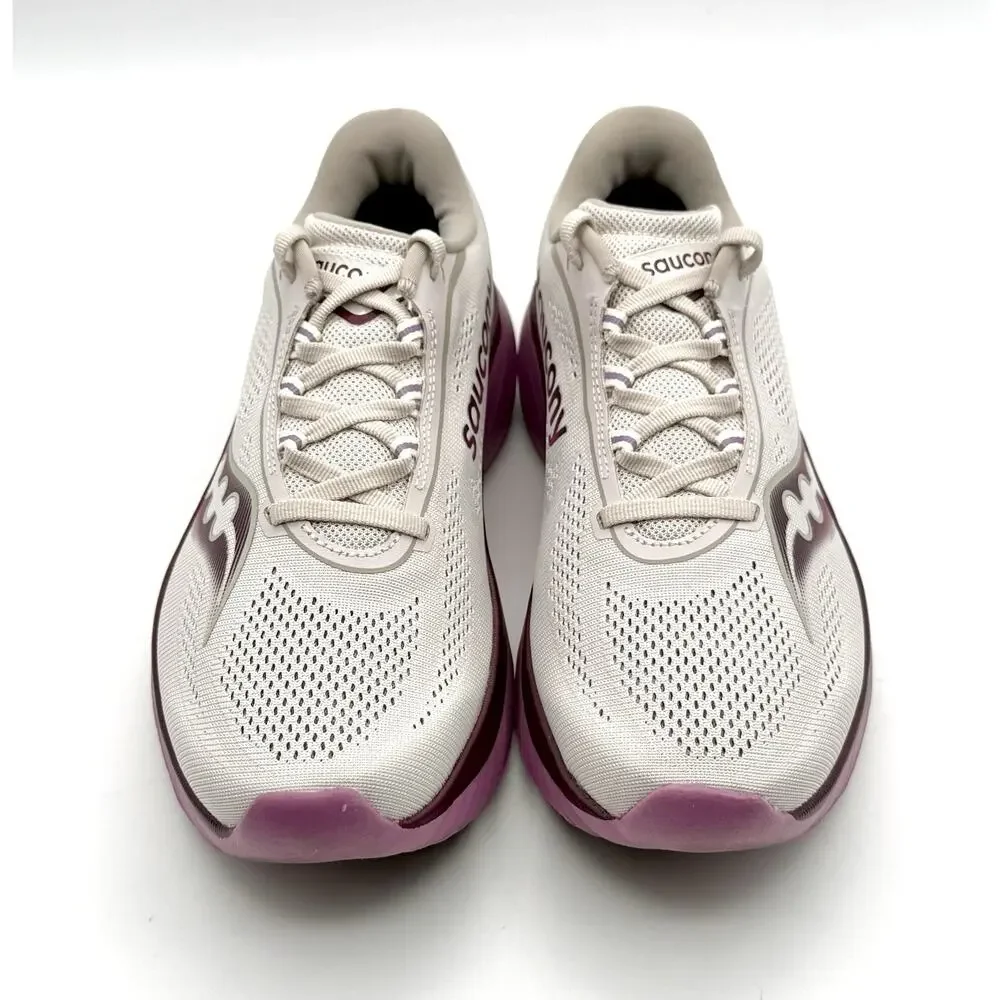Saucony Kinvara 15 Purple Grey Running Shoes Women's Size 8 - S10967-240 - VGC